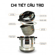 [MUA 1 TẶNG 1] Nồi Áp Suất Điện Đa Năng 7 Trong 1 Masuto phiên bản TIẾNG VIỆT MỚI Chính Hãng CN Nhật Bản